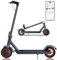 QnQ - Patinetes eléctricos para Adultos, 8,5 Pulgadas, Patinete Plegable, 20 km, autonomía, neumáticos de Nido de Abeja irrompibles, Control vía App y Pantalla LED, batería 36 V 5.2 Ah, Motor 500 W