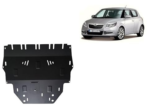 Scut Protection Stahl Unterfahrschutz für motor kompatibel mit Skoda Fabia 2 - Diesel (2007-2014) Scut Protection