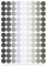 dot on Klebepunkte stone 20 mm | 107 Sticker | perfekt als Ergänzung für alle dot on Kalender | Aufkleber Klebepunkte dots Planen Organisation Motivation Dekoration