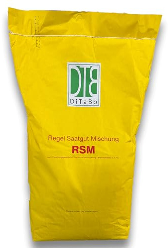 Ruhe & Weber Rasensamen RSM 2.2.2, Gebrauchsrasen für Trockenlagen, Strapazierfähig, Tiefwurzelnd, 10 kg, Schattenverträglich