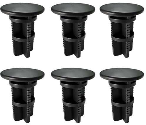 Srvauyea Lot De 6 Goupilles De Charnière Pour Couvercle De Poubelle, Fixations Pour Couvercle De Poubelle Pour Usage Domestique Et Commercial