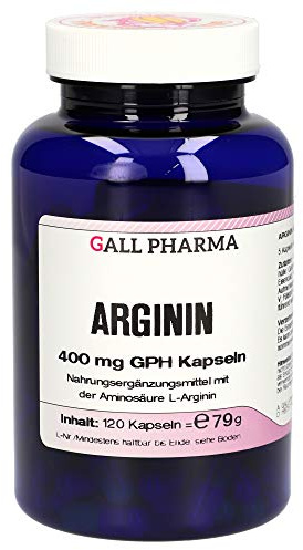 Gall Pharma L-Arginin 400 mg GPH Kapseln, 120 Kapseln