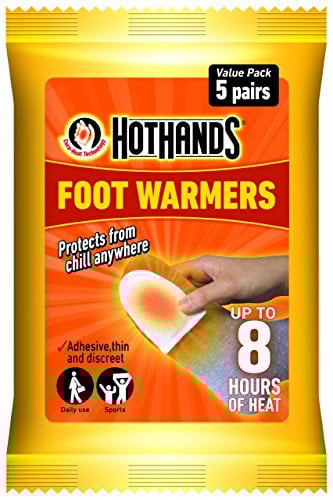 Hot Hands Single Use Instant Foot Warmers Value Pack of 5 pairs