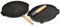 Sirio Double Face Grill Tondo, Alluminio, Nero, 32 cm