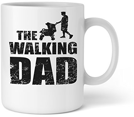 Shirtinator Geschenk Tasse für Papa mit lustigem Spruch I The Walking Dad I werdender Papa Geschenkideen Geburtstag Weihnachten