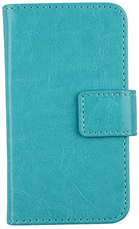 Gukas PU Leder Tasche Hülle Für Cat S31 4.7 Handy Flip Design Brieftasche mit Karten Slots Schutz Protektiv Case Cover Etui Skin (Farbe: Blau)