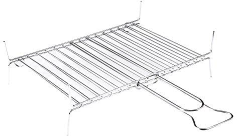 Griglia barbecue, Graticola, 19 barre verticali, a conchiglia, acciaio, 35x40
