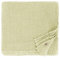 Linen & Cotton Plaid Decke Sommer Tagesdecke Waffelpique Enzo - 48% Leinen, 52% Baumwolle, Beige Creme (150 x 210 cm) Leinendecke Baumwolldecke Wohndecke Blanket Überwurf Bett Bettwäsche Bettüberwurf