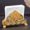 Serviettenhalter, Metall Servietten Halterung Serviettenständer für Hotel Restaurant Esstisch, 13.2 * 4 * 8.2CM(Gold)