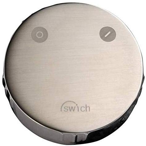 Abode, Swich AT2055 Round High Resin GAC, Water Filter Diverter (Brushed Nickel) - 5 Year Warranty