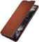 StilGut Funda para OnePlus Nord Funda Libro de Cuero con Tapa Lateral, Carcasa Tapa, coñac Antiguo