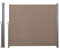 TERRE JARDIN Paravent extérieur rétractable - 2,5 x 1,6 m - - Taupe