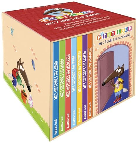 P'tit loup - bibliothèque mes 7 livres de la semaine