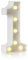 Auraglow LED Alphabet Letter & Number Light Sign Decorations, Lamp for Home Birthday Party Event, Night Lights, Battery Powered Letters And Numbers With Four Hour Timer (1)