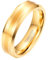 ANAZOZ Wolfram Ringe Herren, Ringe für Herren mit Gravur Trauringe Größe 70 (22.3) Goldring Breit 6 mm