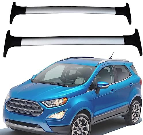 Auto Dachträger für Ford Ecosport 2013 2014 2015 2016 2018 2019 2017 2020, Hochwertig Aluminium Dachgepäckträger Querträger Cargo Gepackträger