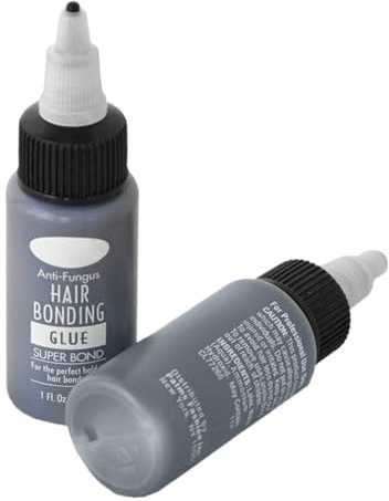 Paodduk 30ml Clear Waterproof & Oil-proof Lace Wig Glue for Hair Bonding and False Eyelashes - Strong Hold, Latex-free