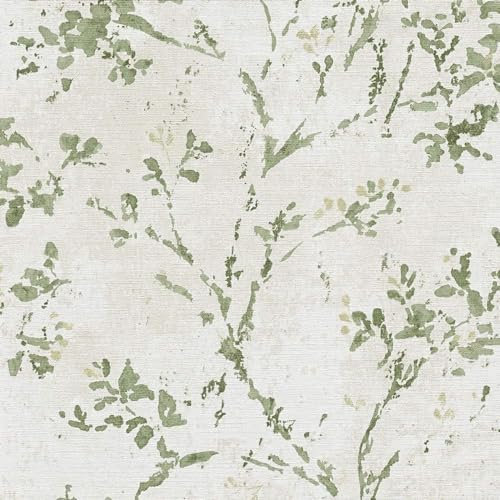 Tapete Lenni Blumen M1-No.11139 | Vlies | Beige | Grün | Tadessi | 10,05 m x 0,53 m