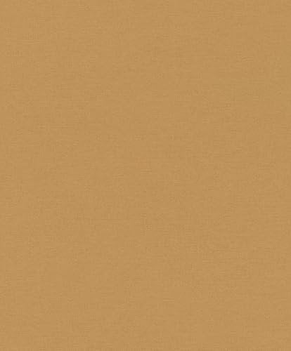Rasch SCHÖNER WOHNEN-Kollektion Vliestapete LINEN 600292 in Senfgelb - 10,05 m x 0,53 m