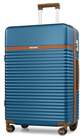 Joyway Koffer Trolleys Groß Koffer, Hartschalen Reisekoffer mit 4 Rollen und TSA Schloss, ABS Koffer XL 48x30x76cm,100L