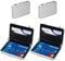 Geldkoffer Geldgeschenk Koffer als Verpackung für Gutscheine, Mini Aktenkoffer aus Aluminium mit Schnappverschluss als Hochzeitsgeschenk und Grußkarte, (Silver)