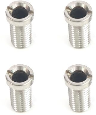CPJJ 4 Pezzi Vite Cava Tappo Lavandino Cucina, perni per tappo lavello cucina, Viti del Cestello del Lavello Vite in Acciaio Inossidabile 304, 25 * 15 * 12mm