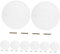 Veemoon 8Pièces Couvre Câbles Lot de Plaques pour Plafond avec Vis Cache Prise Électrique Élégant pour Bureau Maison Protection Organisation des Fils