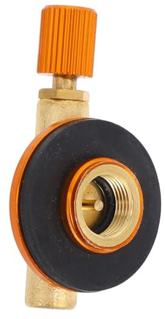 GARIOUANS Camping Gaskocher Adapter Gasnachfülladapter 7mm Innengewinde Flachgasflaschen Ventil Outdoor Für Wandergaskocher Propangasflaschen Steueradapter