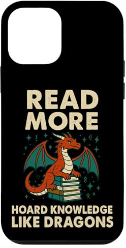 Funny Dragon Reading Quote Fantasy Book Lover Case for iPhone 12 mini