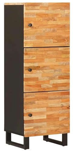 vidaXL Aufbewahrung Highboard Braun 40 x 33 x 110 cm Massivholz Mango