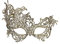 W WIDMANN MILANO Party Fashion - Augenmaske mit Spitze, Kostümzubehör, Accessoire, Venezianisch, Maskenball