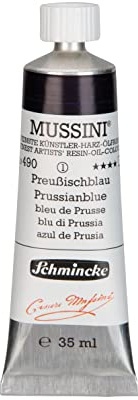 MUSSINI® - finest artists' resin oil colors, Prussian/Paris blue - 35 ml
