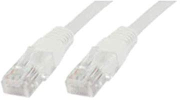 MicroConnect UTP CAT5E 0.5M WHITE PVC, UTP5005W, V05-TP