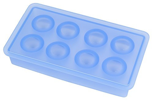 Lurch 10436 Eiswürfelbereiter für 8 Eiskugeln ø 3 cm, eisblau, Blau