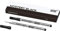 Montblanc Tintenroller Minen Mystery Black 105162 – Ersatzmine für Roller Ball und Fineliner Größe F – 2 x Refill Rollerball F