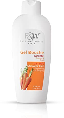 Fair & White Carrot Shower Gel Brightening & tonifying