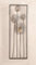 Dekoleidenschaft 3D Wandbild Flowers aus Metall in Rost-Optik & gold, 30x90 cm, Wandschmuck, Wanddeko, Metallbild