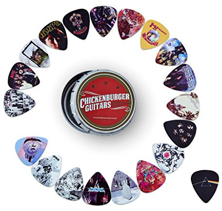 Guitar Picks x 20 Cool Guitar Album Cover Custom Picks Plectrums