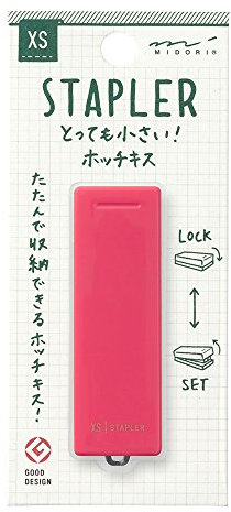 Midori 35272006 XS Agrafeuse Rose