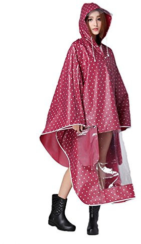 IBLUELOVER Regenmantel Wasserdicht Regenponcho Unisex Outdoor Regenschutz Schnell Trocknend Regencape Atmungsaktiv mit Kapuze Wiederverwendbar Regenbekleidung für Fahrrad Motorrad Alltagsleben