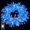 WISD LED Lichterkette 13m, 200er Blau und Weiß - Weihnachtsbeleuchtung mit Timer und EU Stecker - Innen und Außen Deko für Weihnachtsbaum, Balkon, Zimmer, Garten