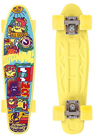 Streetsurfing Kinder Skateboard Street Surfing Board Corleone, Multicolored, Standard, 0721035
