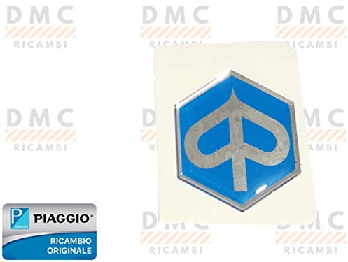 LOGO SCUDETTO ADESIVO FRONTALE ANTERIORE PER PIAGGIO APE 50 ORIGINALE PIAGGIO.