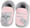 Pantofole Ciabatte Donna Calde Leggere Morbide Comode e Antiscivolo Home Slippers, Pink Gatto, 40/41 EU
