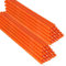 NKlaus 50x orange Bienenwachs 26cm rußfrei Handarbeit Tafelkerze Ritualkerze Tropfkerzen 36346