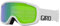 Giro Cruz Asian Fit Adult Snow Goggle - White Wordmark Strap with Loden Green Lens