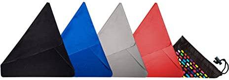 Ed Hicks 8 * Panni di Pulizia in Microfibra Premio per TV Schermi e tutti i tipi di Display - 30cm x 30cm | Borsa Stoccaggio multiuso | 2 Blu, 2 Nero, 2 Grigio, 2 Rosso