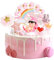 Babyparty Tortendeko Rosa, Baby Shower Kuchen Topper, Taufe Mädchen Geburtstag Kuchendeko, Cupcake Toppers
