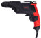 AGARO ED2103 - Taladro eléctrico con cable de 650 W, 3300 RPM, bricolaje doméstico y uso profesional, rojo y negro