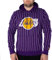 New Era – Felpa con cappuccio delle squadre delle leghe sportive americane NFL, NBA e MLB, edizione limitata, Los Angeles Lakers viola, L